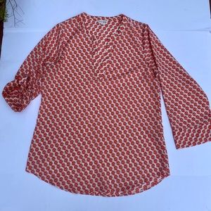 Maison Jules TUNIC blouse shirt top Size L